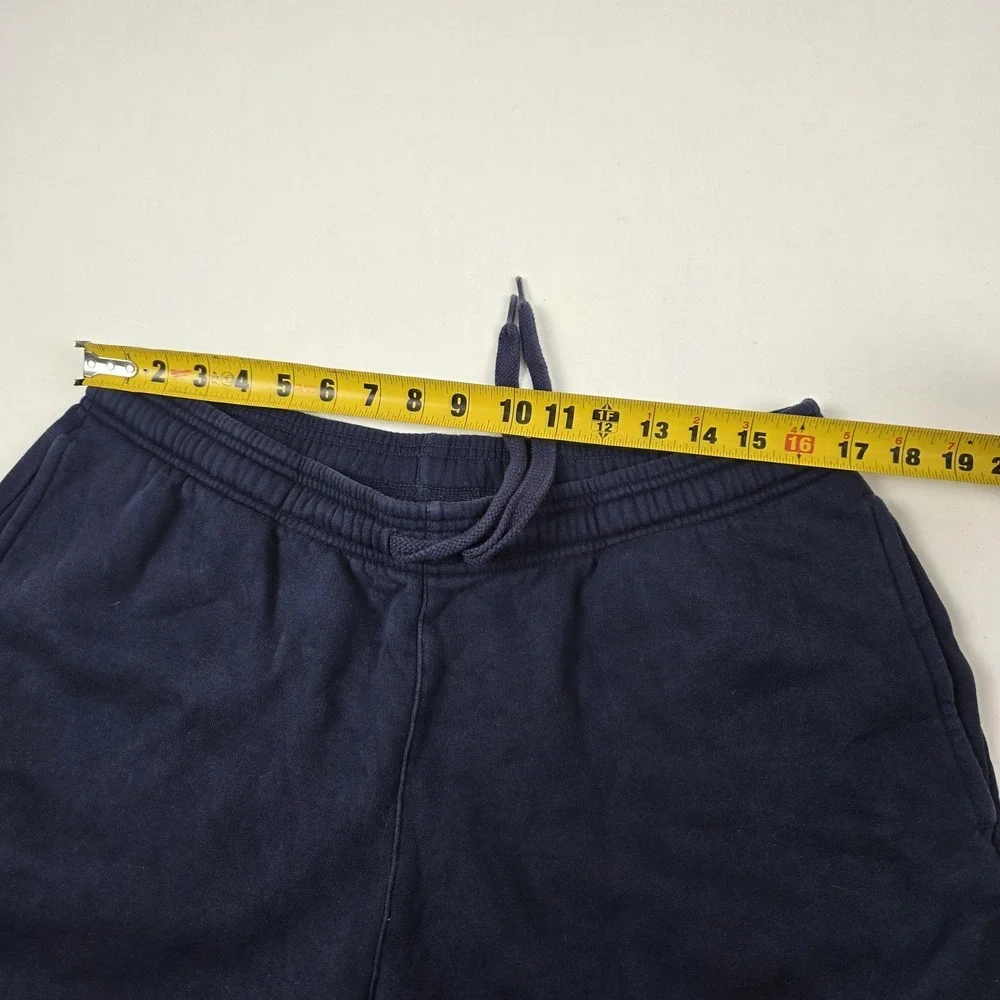 Lacoste Sport Sweatpants Mens XL Blue Fleece Joggers Drawstring Pockets Logo